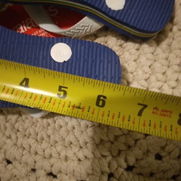 Kids Havaianas Brazil Logo Sandal Flip Flops NWT - Picture 8 of 8